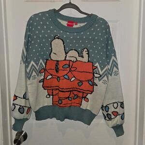 Peanuts Womens SNOOPY Sweater Size M